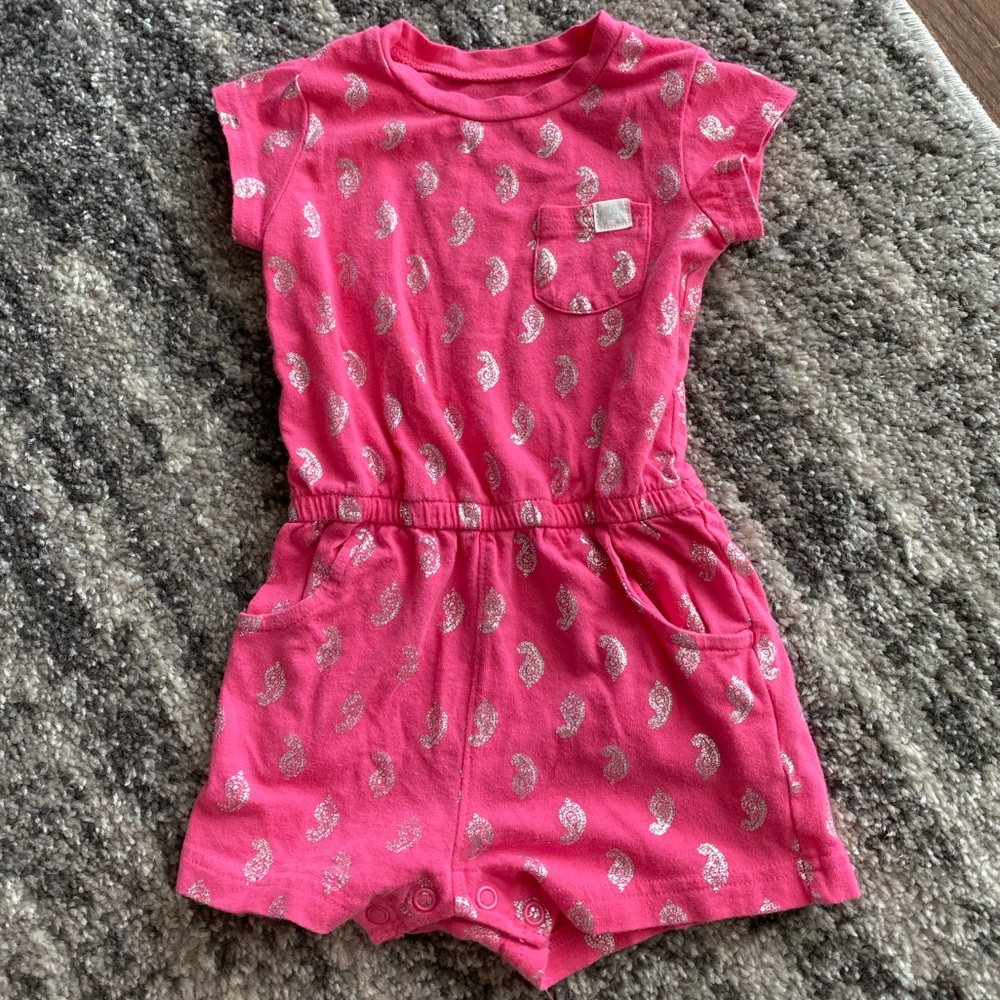 carters girls romper